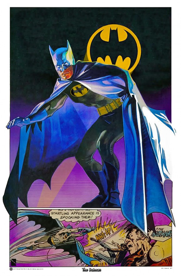 A copy of the Drew Struzan Batman poster I signed for Adam.