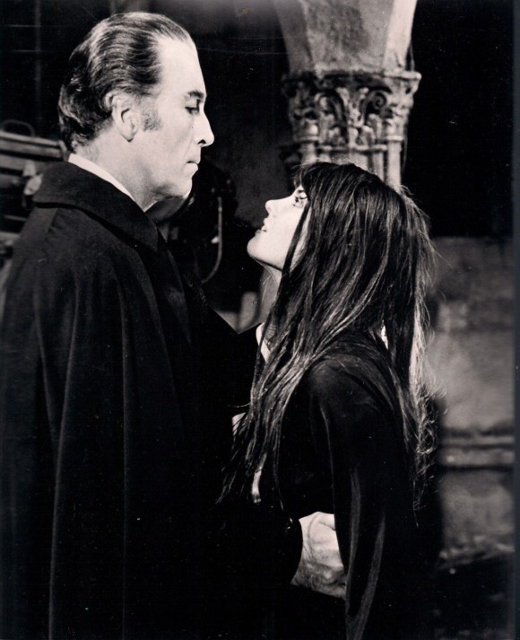 Lee and Munro in "Dracula A.D. 1972"