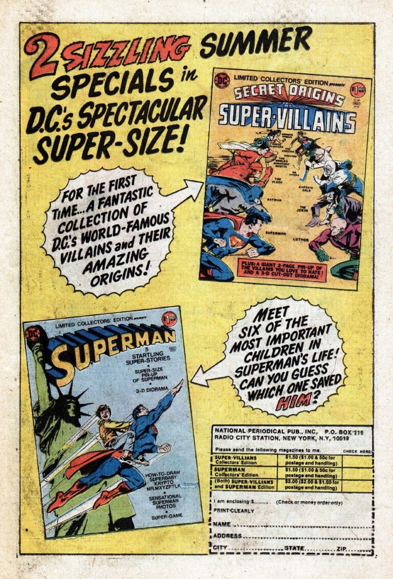 Dig These Groovy Bronze Age Dc Treasury House Ads Th Dimension