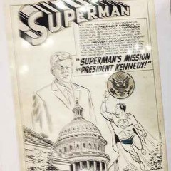Al Plastino’s JFK Superman Art Stolen? (UPDATED)