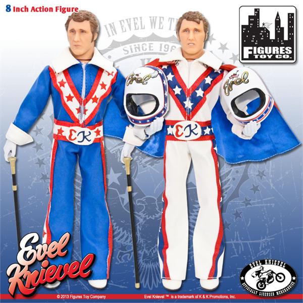 I always wanted Evel Knievel as a kid. Snake River Canyon, yo!