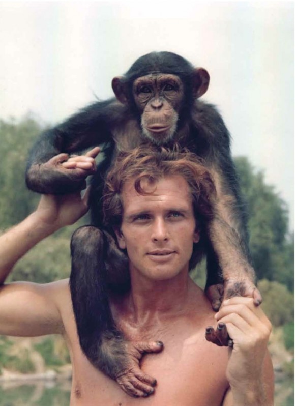 Ron Ely as Tarzan.