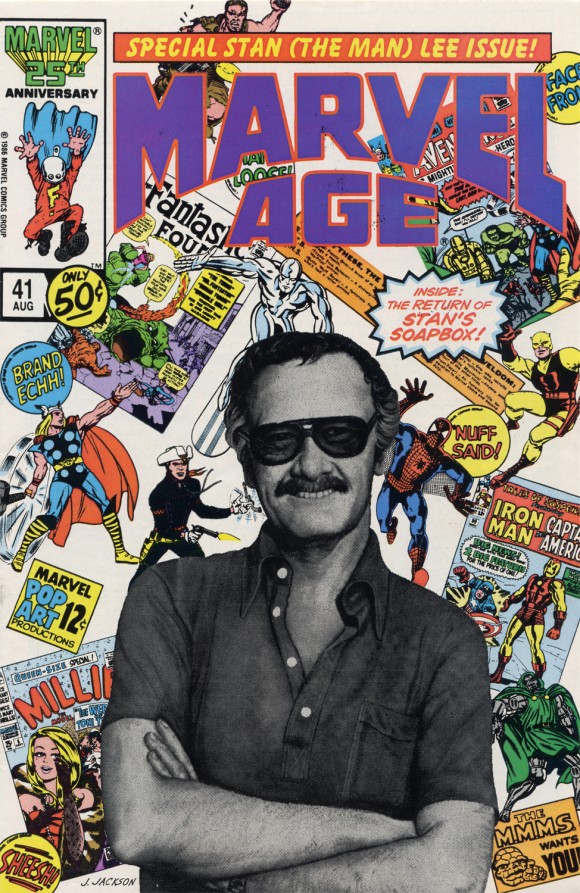 Marvel Age 41 Stan Lee Cover