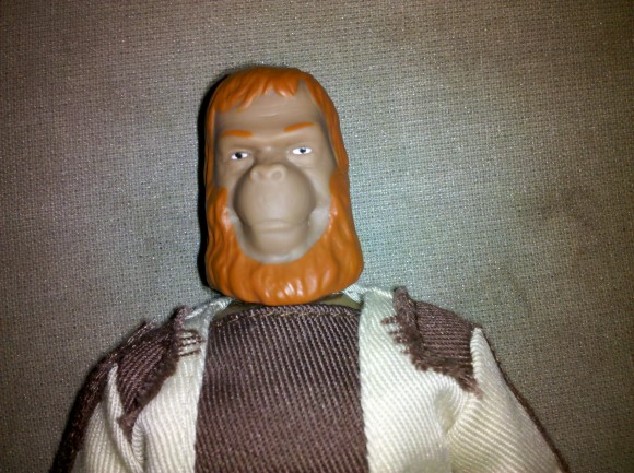 Mego Zaius would never say GO APE. He would find that undignified.