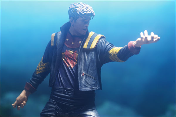 Detail of the “Man of Miracles” action figure by McFarlane Toys