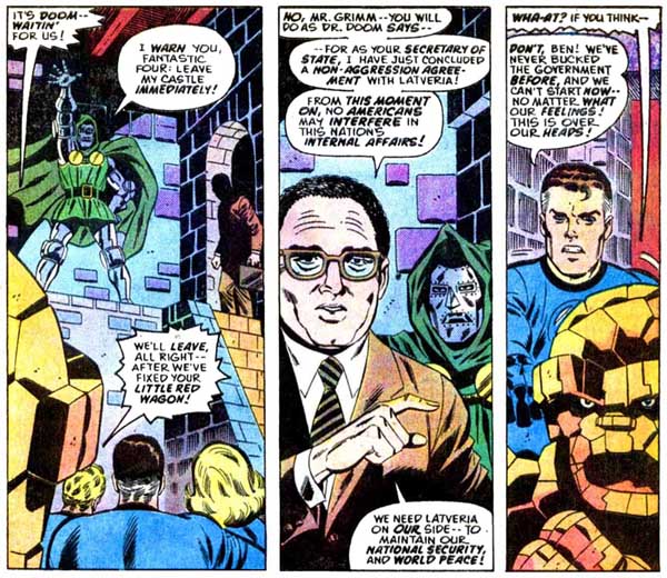 Super-Villain Team-Up #6 (Marvel, 1976), script by Steve Englehart, art by Herb Trimpe and Jack Abel