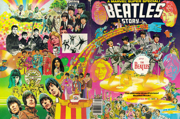 Marvel Super Special #4: The Beatles Story (1978), art by Tom Palmer
