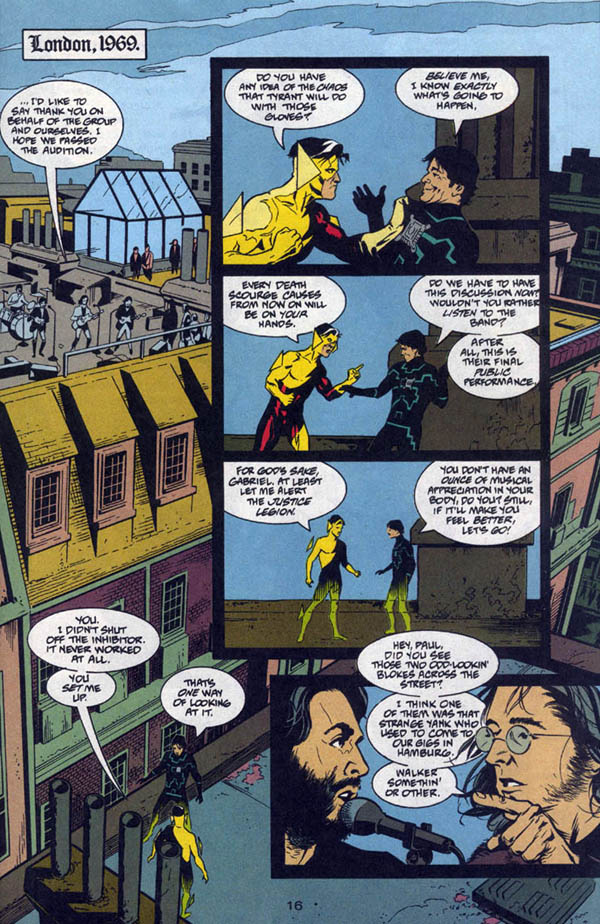Chronos #1,000,000 (1998), script by John Francis Moore, art by J. H. Williams III and Mick Gray