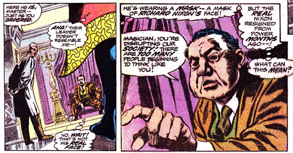 Doctor Strange #11 (Marvel, 1975), script by Steve Englehart, art by Gene Colan and Tom Palmer