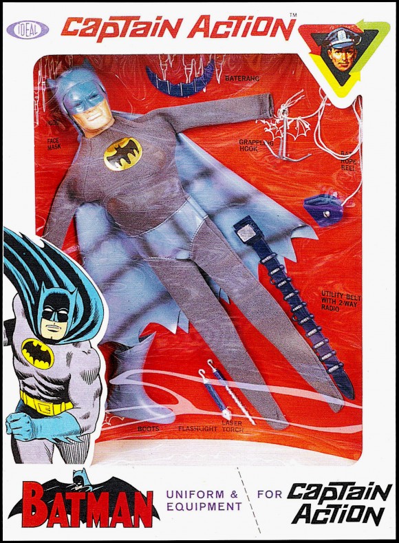 The original Ideal Captain Action Batman suit