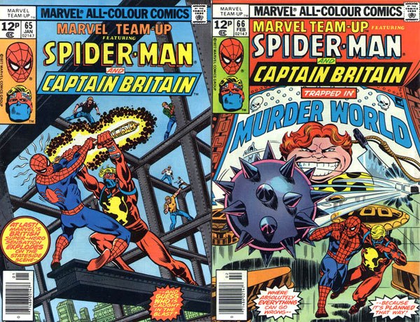 Marvel Team-Up #65-66 (1978), art by George Perez and Joe Sinnott (#65); John Byrne and Frank Giacoia (#66)