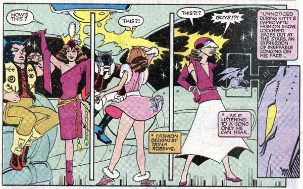 from Uncanny X-Men Annual #8 (1984), script by Mary Jo Duffy and Chris Claremont, art by Steve Leialoha