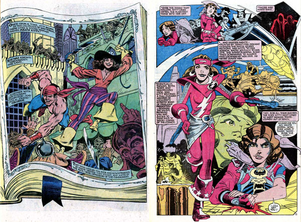 left: from Uncanny X-Men #153 (1982), script by Chris Claremont, art by Dave Cockrum and Joe Rubenstein / right: from Uncanny X-Men Annual #8