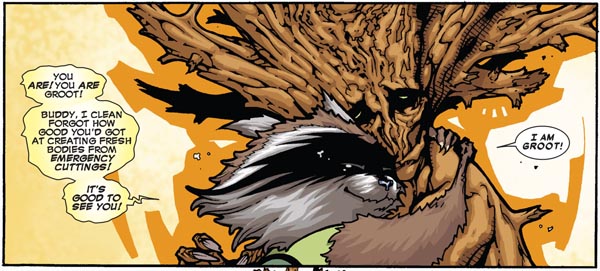 panel from "Timely, Inc." in Annihilators #1 (2011), script by Dan Abnett and Andy Lanning, art by Timothy Green