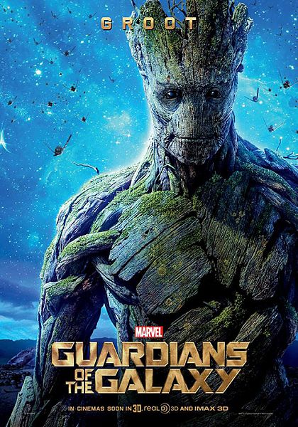 "Guardians of the Galaxy" poster starring Groot
