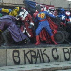 Moscow to Bulgarians: Stop Painting Superheroes on Monuments!
