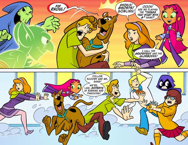 Panels from Scooby-Doo Team-Up #7 (2014)