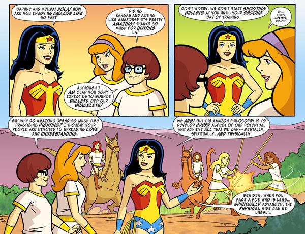 Panels from Scooby-Doo Team-Up #9 (2014)