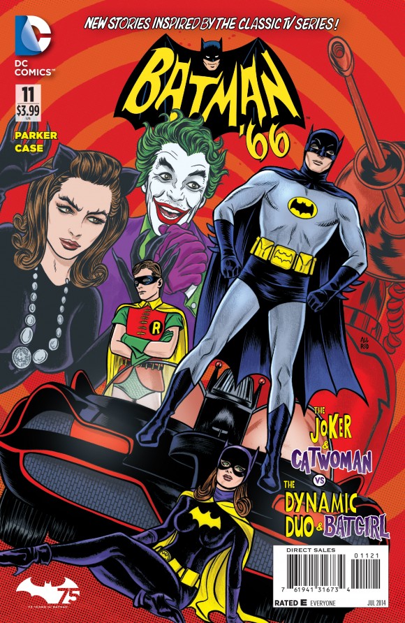 The Batman '66 #11 variant might be my favorite of all his covers for the series.