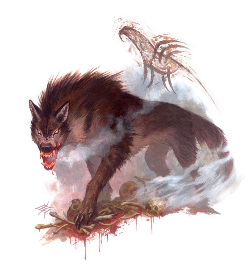 werewolf white wolf forms.