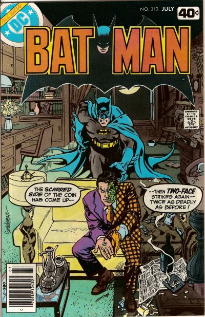 Batman #313, cover-dated July 1979. Wein story. Garcia-Lopez cover.