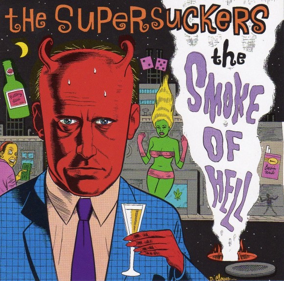 Speaking of album covers, here's Clowes' awesome cover for the Supersuckers