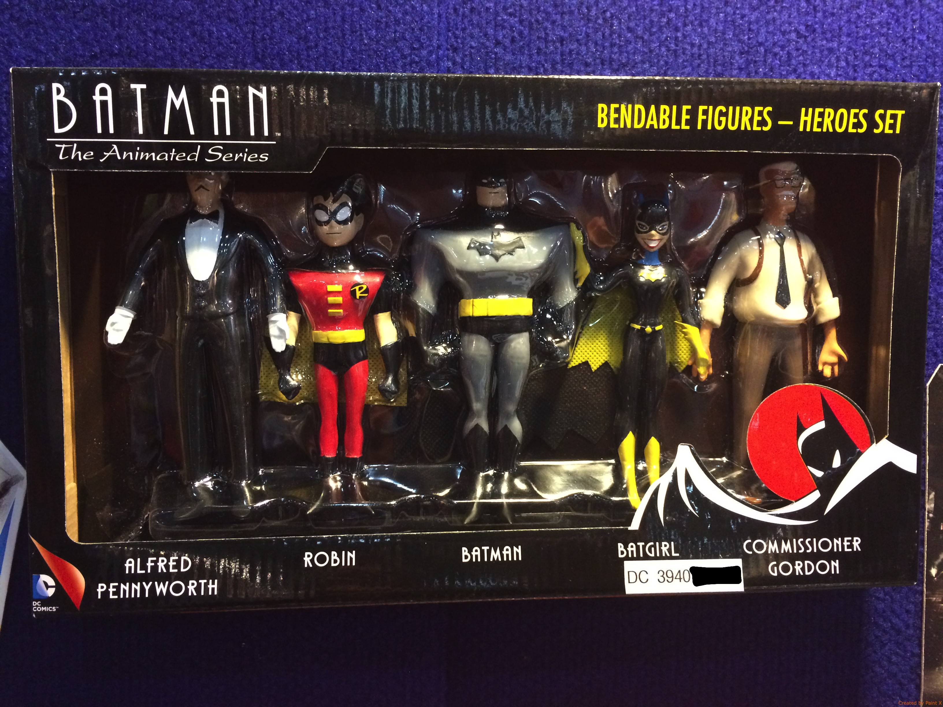 NEW The New Batman Adventures “Heroes Set” of 5 Bendable Figures NJ Croce DC3940 