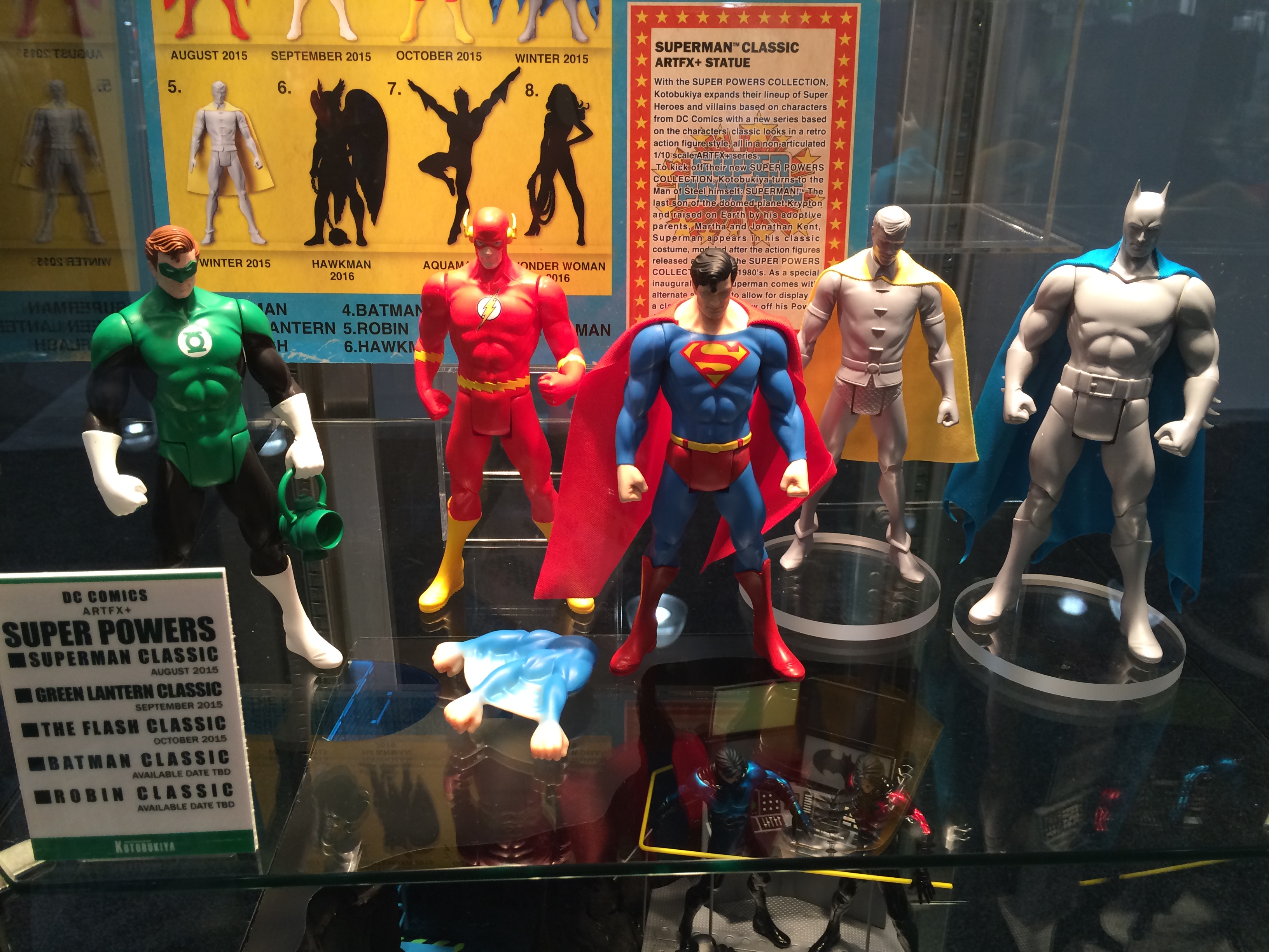 The Super Powers ARTFX+ collection ... so far!