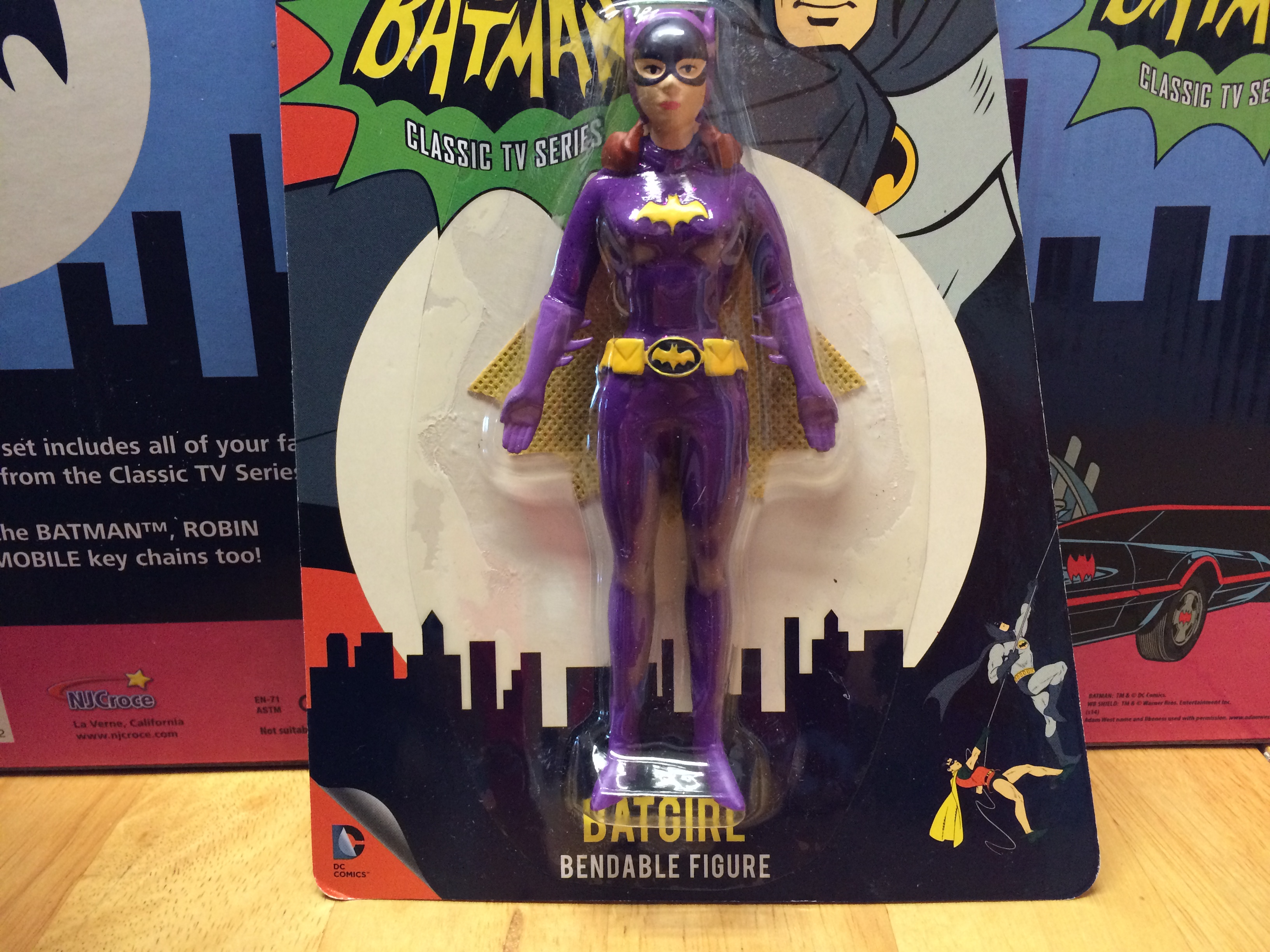 Yvonne Craig Batgirl With Batmobile Photo – Classic Batman TV Show, 4x6 Reprint
