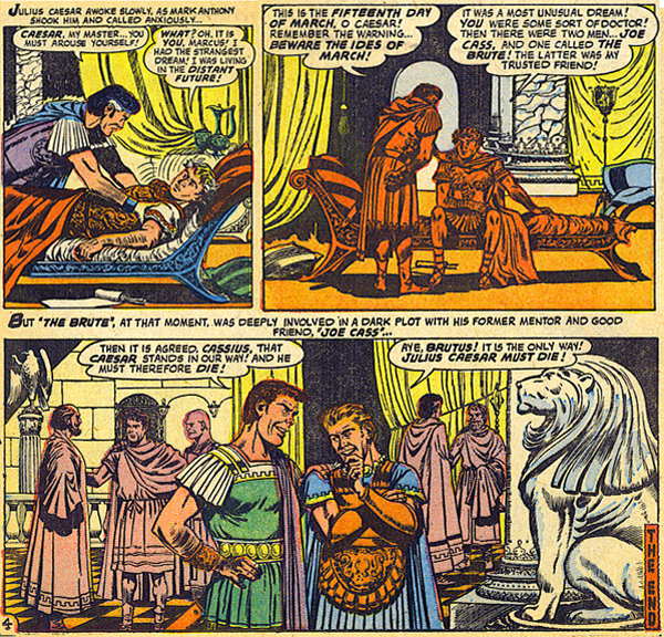 "The Brute!" in Strange Tales #53 (1956), script by Carl Wessler, art by John Forte