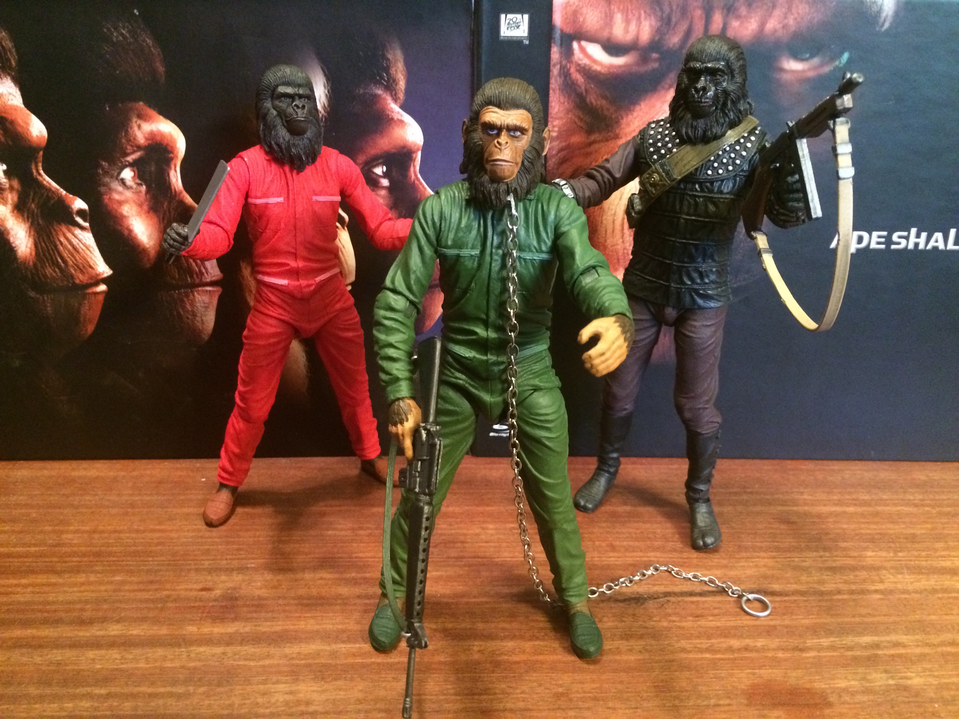 2015 NECA Toys 7 inch Planet of the Apes George Taylor Action Figure