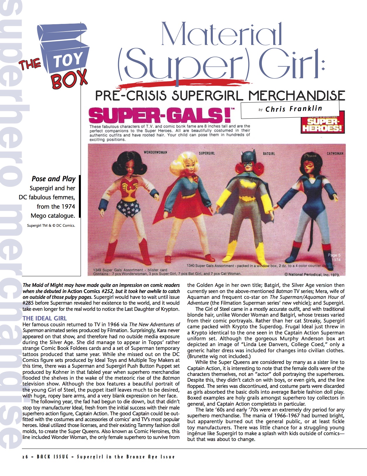 BI #84 Supergirl merchandise