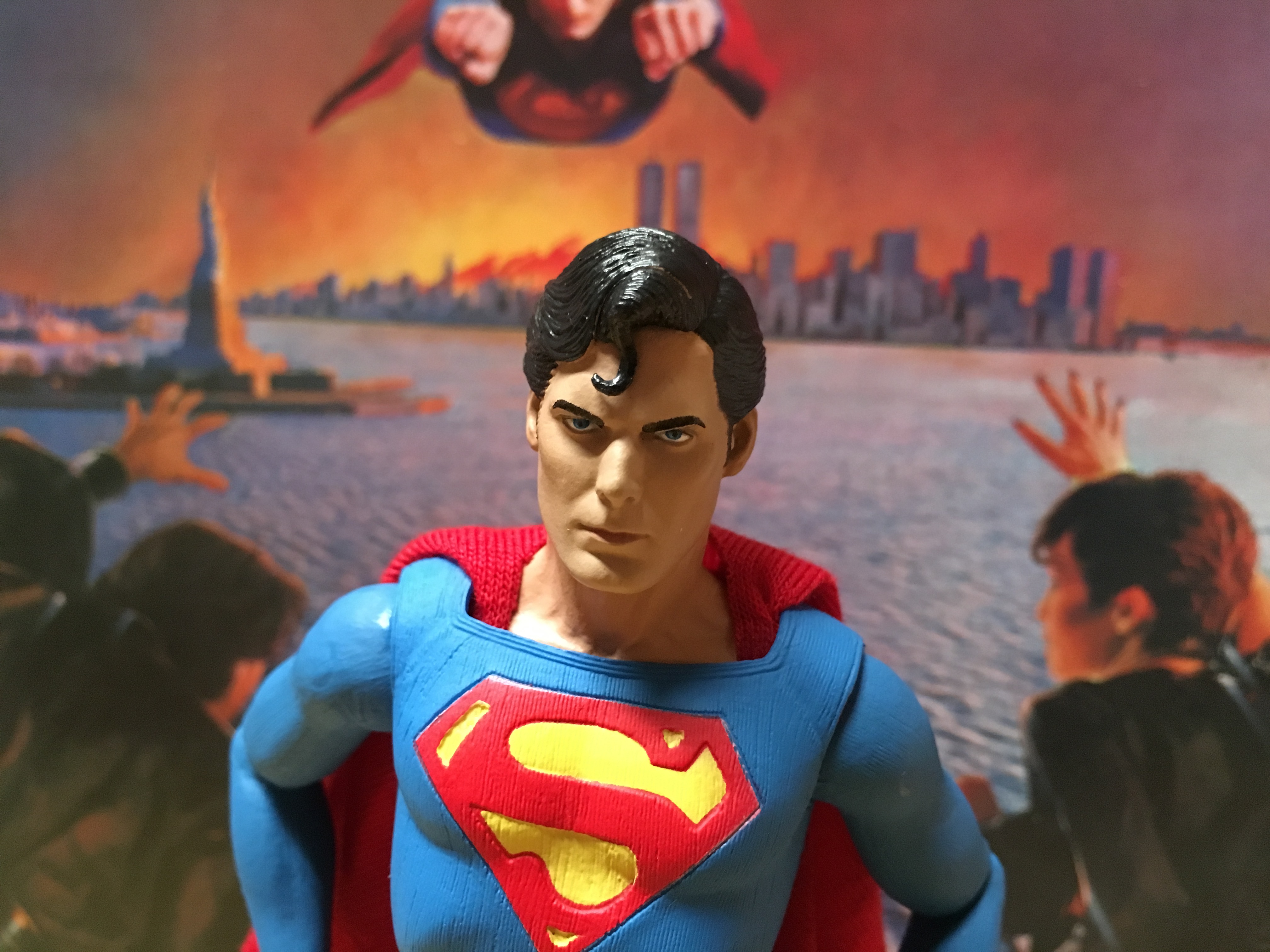 NECA Christopher Reeve SUPERMAN 1978 DC COMICS 7” Action Figure Collection Model 