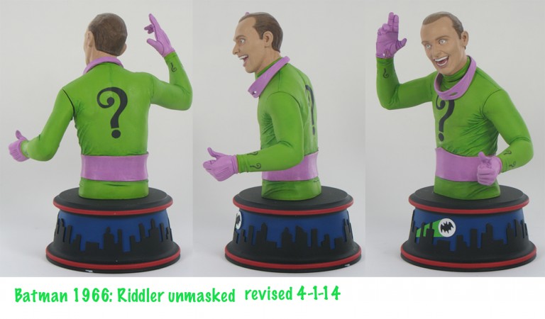 BUILDING BATMAN ’66: Diamond’s GORSHIN RIDDLER Bust | 13th Dimension ...