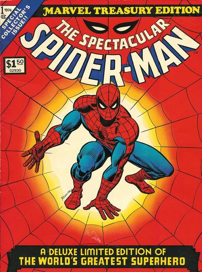 John Romita. This was, other than Star Wars, the only Marvel tabloid I had. It's still the best of them and one of my all-time fave Spidey covers, period.