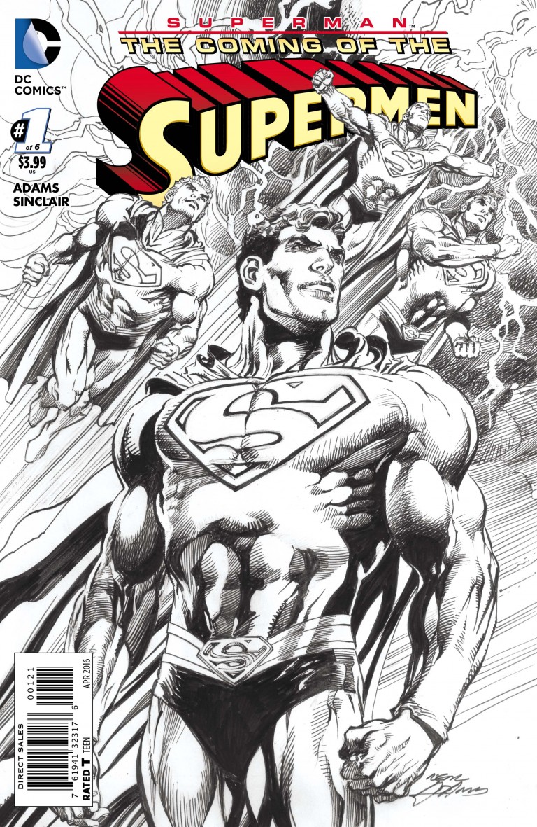 Exclusive First Look Neal Adams Coming Of The Supermen Final Covers 13th Dimension Comics 4189