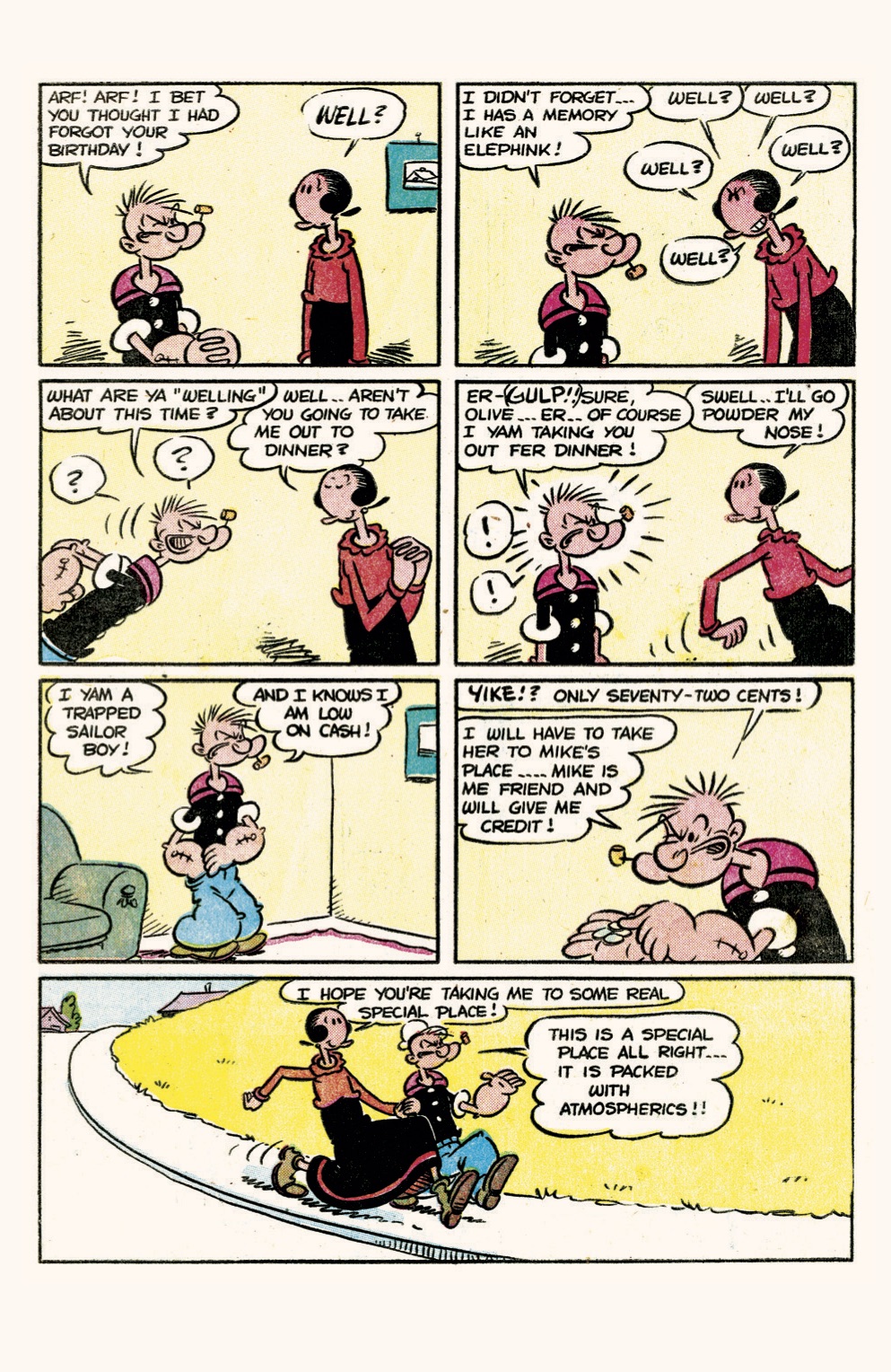 EXCLUSIVE Preview: POPEYE CLASSIC COMICS #47 | 13th Dimension, Comics ...