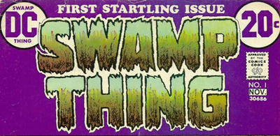 "The Swamp Thing logo, of course—his GREATEST logo!" -- Arlen Schumer . (Also suggested by Paul Levitz)