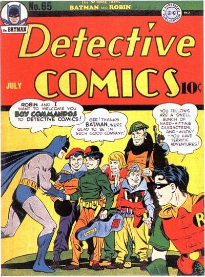 Jerry Robinson illustrated Batman and Robin.