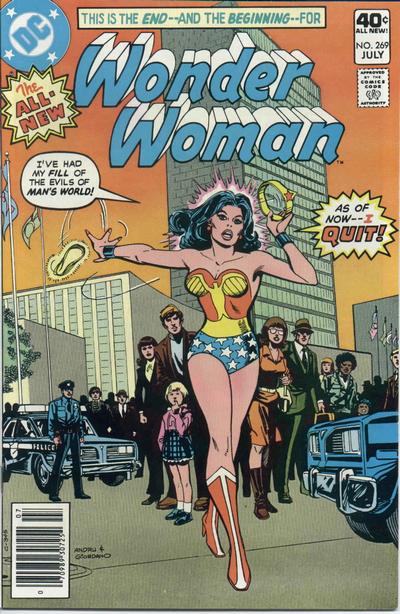 Ross Andru pencils, Dick Giordano inks. Wait ... wasn't Wonder Woman just honored at the UN?