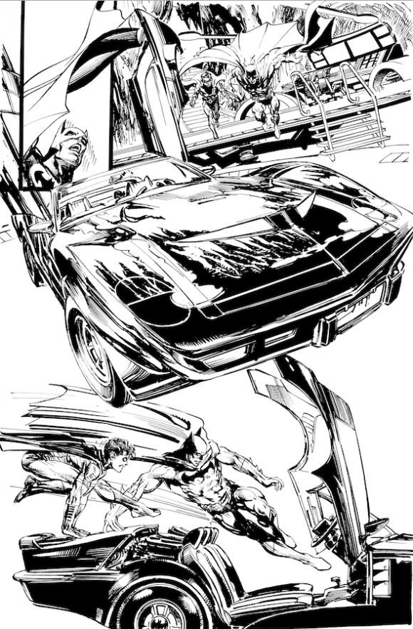13 Days Of The Neal Adams Gallery Cruising In The Batmobile 13th Dimension Comics Creators 0385
