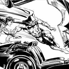 13 DAYS OF THE NEAL ADAMS GALLERY: Cruising in the Batmobile