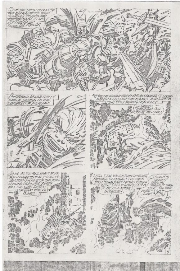13 DAYS OF JACK KIRBY PENCILS AND INKS 2 13th Dimension, Comics