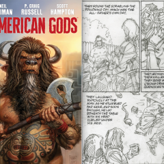 EXCLUSIVE FIRST LOOK: Simonson’s Pencils for Gaiman’s AMERICAN GODS