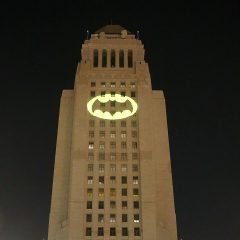 PHOTOS: L.A.’s BATSIGNAL Tribute to ADAM WEST