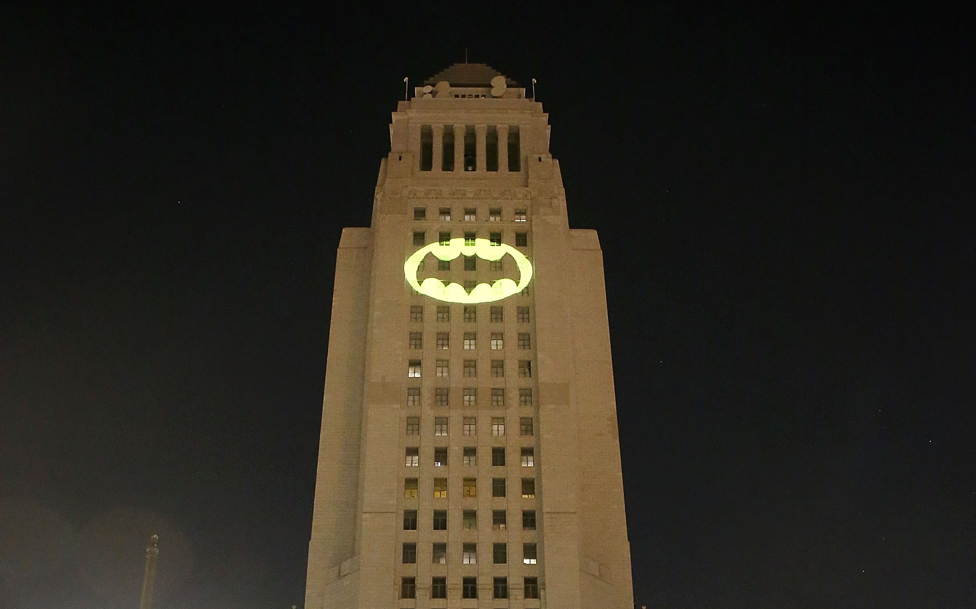 PHOTOS: L.A.’s BATSIGNAL Tribute to ADAM WEST | 13th Dimension, Comics ...