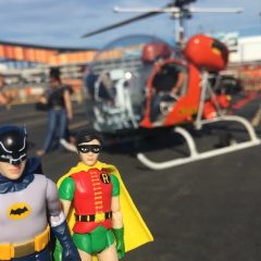 Funko Batman and Robin Take Flight in the 1966 BATCOPTER