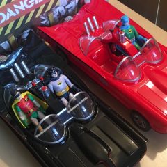 HOLY TECHNICOLOR! Funko’s RED BATMOBILE is a Rad Ride