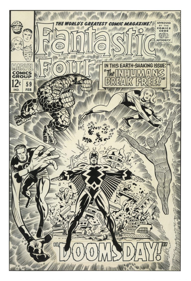 13 FANTASTIC PAGES: Inside KIRBY’s FANTASTIC FOUR Artist’s Edition ...