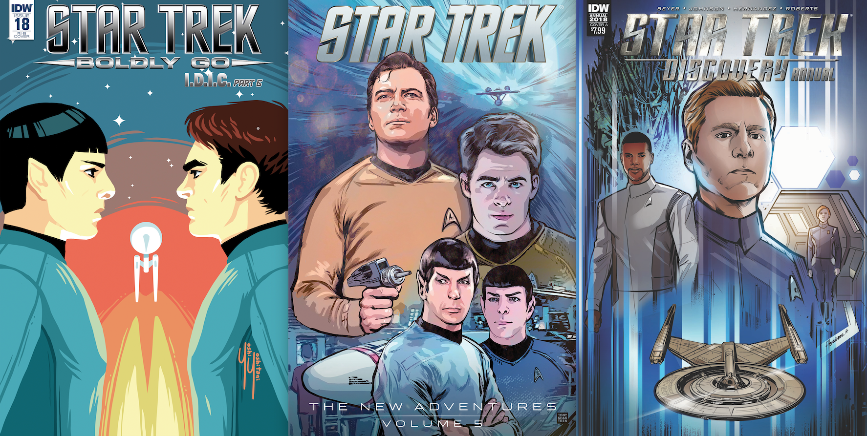 EXCLUSIVE FIRST LOOK IDW’s March 2018 STAR TREK Comics 13th